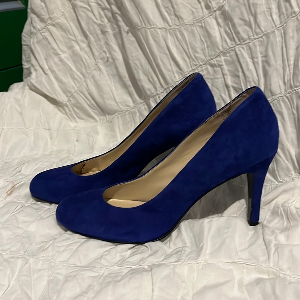LIKE NEW Blue Suede Shoes!